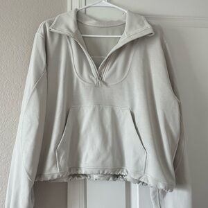 Lululemon Softstream Half Zip (Crème)